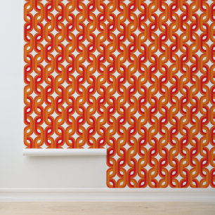 Seventies geometric wallpaper
