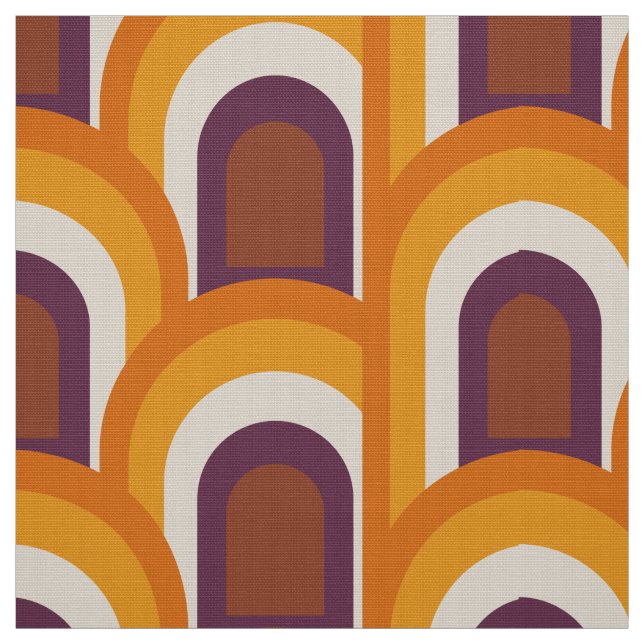 Seventies Mid Century Retro fabric (Swatch)