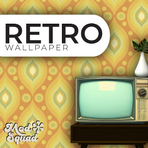 Seventies Mod pattern Wallpaper