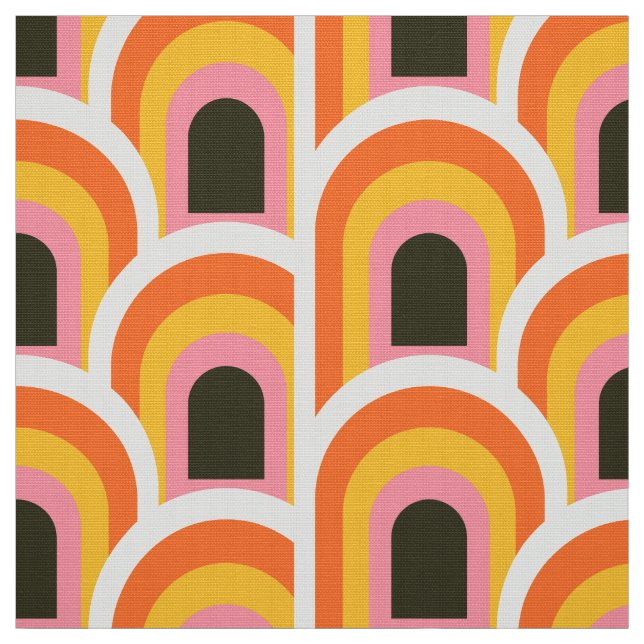 Seventies retro fabric pattern (Swatch)