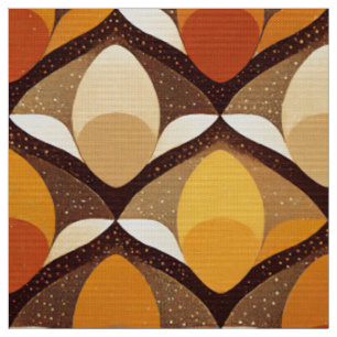 Seventies retro fabric pattern