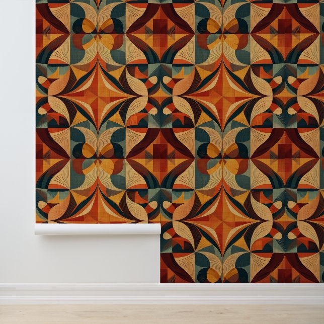 Seventies retro  pattern wallpaper (Application)