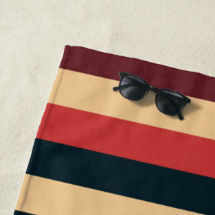 Seventies Stripes Beach Towel