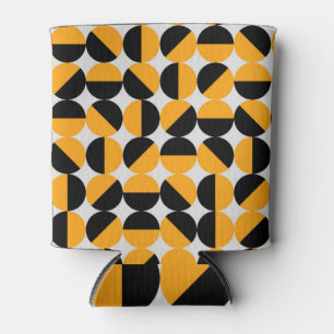 Seventies style, geometric half circles. can cooler