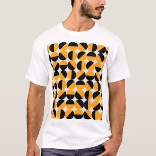 Seventies style, geometric half circles. T-Shirt