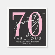 Seventy Fabulous 70th Birthday Party