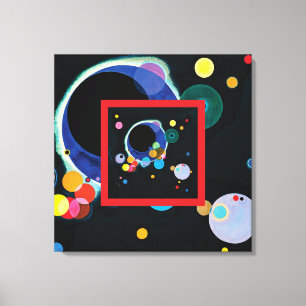 Several Circles by Wassily Kandinsky Canvas Print