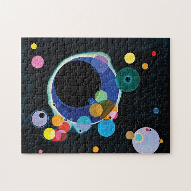 Several Circles by Wassily Kandinsky Jigsaw Puzzle (Horizontal)