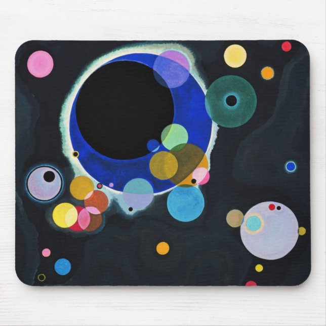 Several Circles Mouse Mat (Front)
