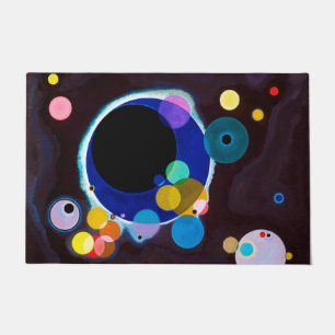 Several Circles, Wassily Kandinsky Doormat