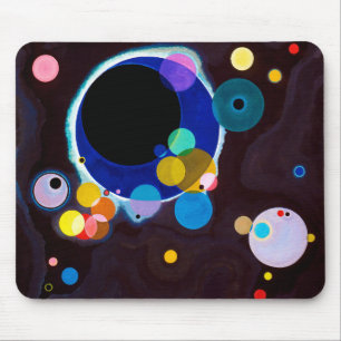 Several Circles, Wassily Kandinsky Mouse Mat