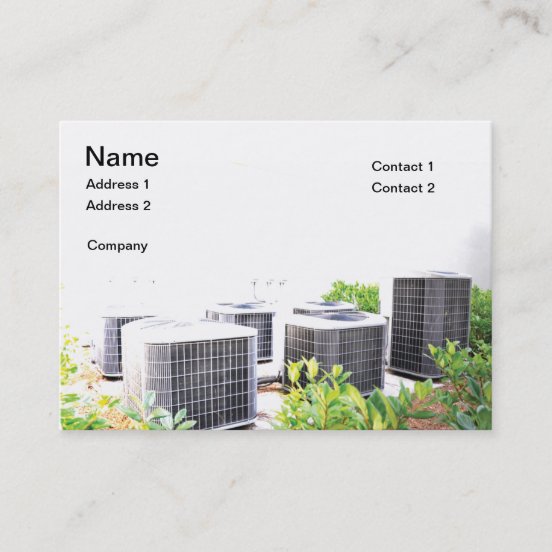 Air Conditioner Business Cards Zazzle UK