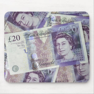 Several Pound Bills New British0 Pounds Money Mouse Mat