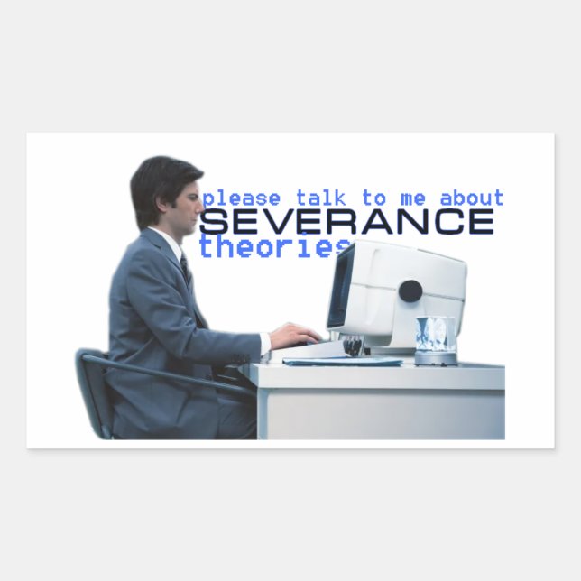 SEVERANCE THEORY RECTANGULAR STICKER (Front)