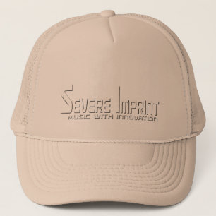 Severe Imprint Tucker Hat, Gold Trucker Hat