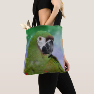 Severe Macaw Parrot Bird Tote Bag