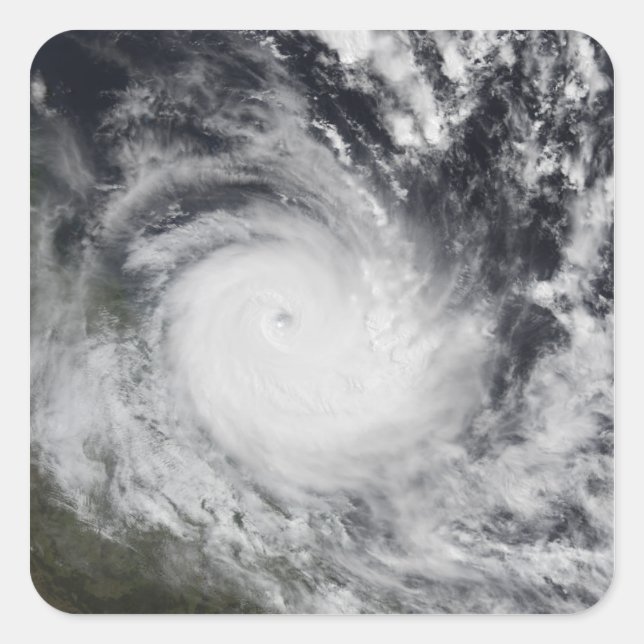 Severe Tropical Cyclone Hamish Square Sticker (Front)