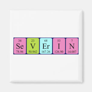 Severin periodic table name magnet