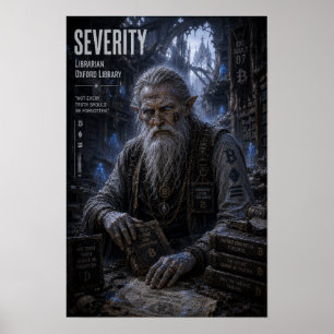 Severity / Librarian / Oxford Library Poster