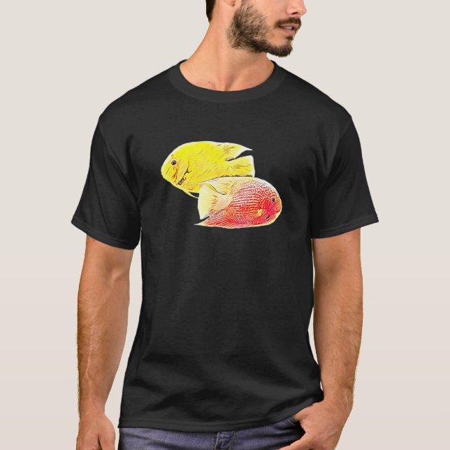 Severum Cichlids South American Cichlid Aquarium T-Shirt (Front)