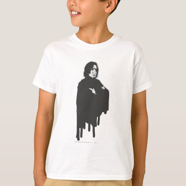 Severus Snape Arms Crossed B-W T-Shirt (Front)