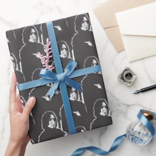 Severus Snape Arms Crossed B-W Wrapping Paper