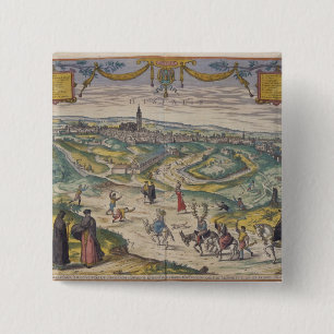 Sevilla 15 Cm Square Badge