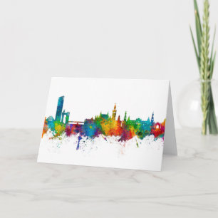 Sevilla Spain Skyline Card