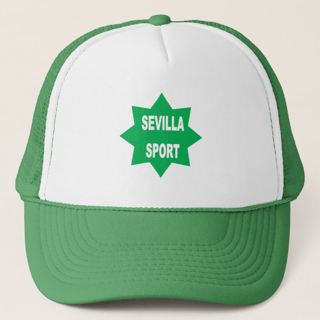 SEVILLA SPORT White Trucker Cap (Front)