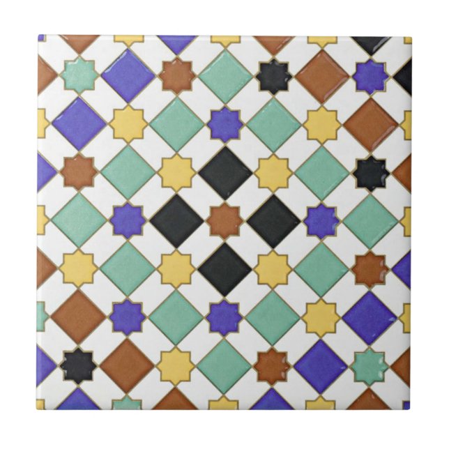 Sevillano Giralda  Ceramic Wall Tile (Front)