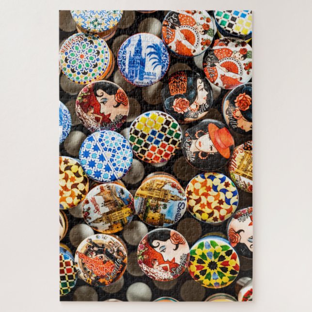 Seville Bottle Caps Jigsaw Puzzle (Vertical)