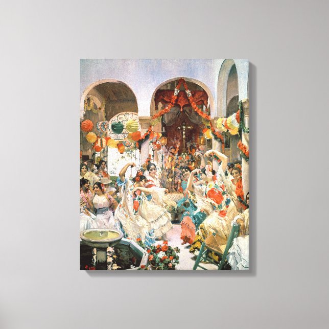 Seville (oil on canvas) canvas print (Front)