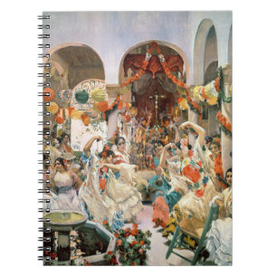 Seville (oil on canvas) notebook
