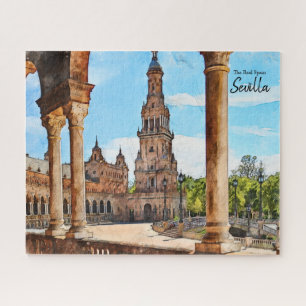 Seville  Plaza de Espana Jigsaw Puzzle