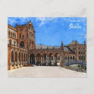 Seville  Plaza de Espana Postcard