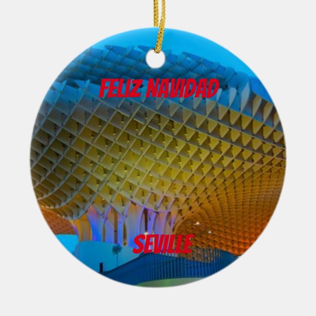 Seville Spain Scenic Ornament (Front)