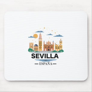 Seville Spain Souvenirs From Sevilla España Sevill Mouse Mat