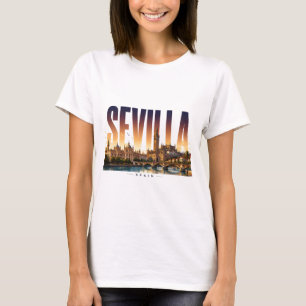 Seville Spain Spanish Cultural Exploration Journey T-Shirt