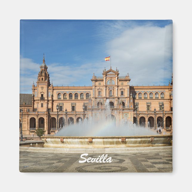 Seville Spain square Magnet (Front)
