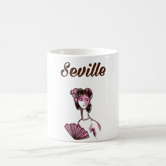 Seville Spain vintage travel poster Coffee Mug