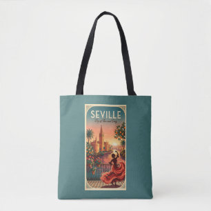Seville Sunset Flamenco Tote Bag