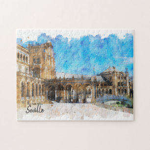 Seville -The Real Spain Postcard Jigsaw Puzzle