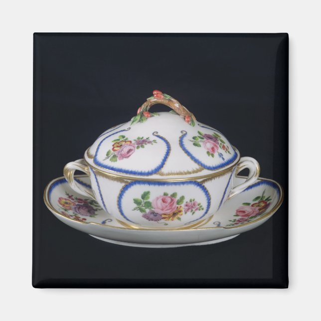Sevres bowl and plate, 1764 magnet (Front)