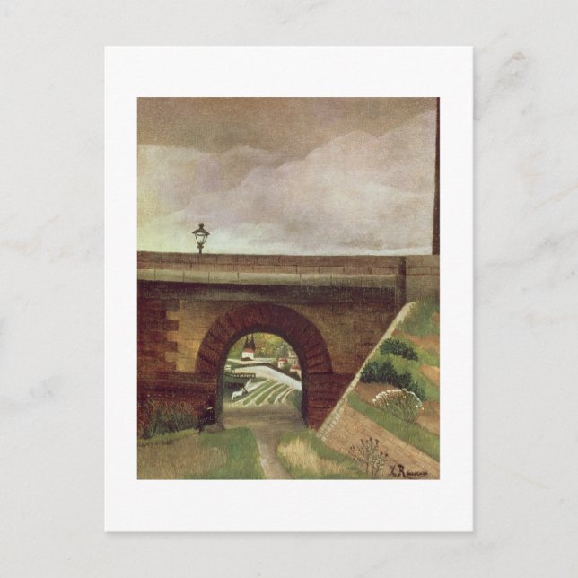 Sevres Bridge (oil on canvas) Postcard (Front)