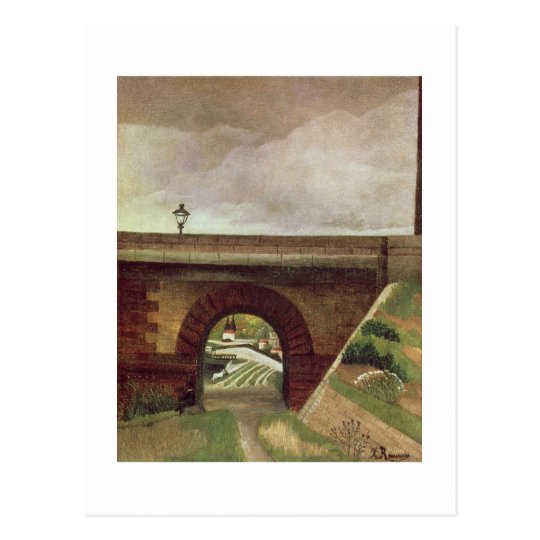 Sevres Bridge (oil on canvas) Postcard