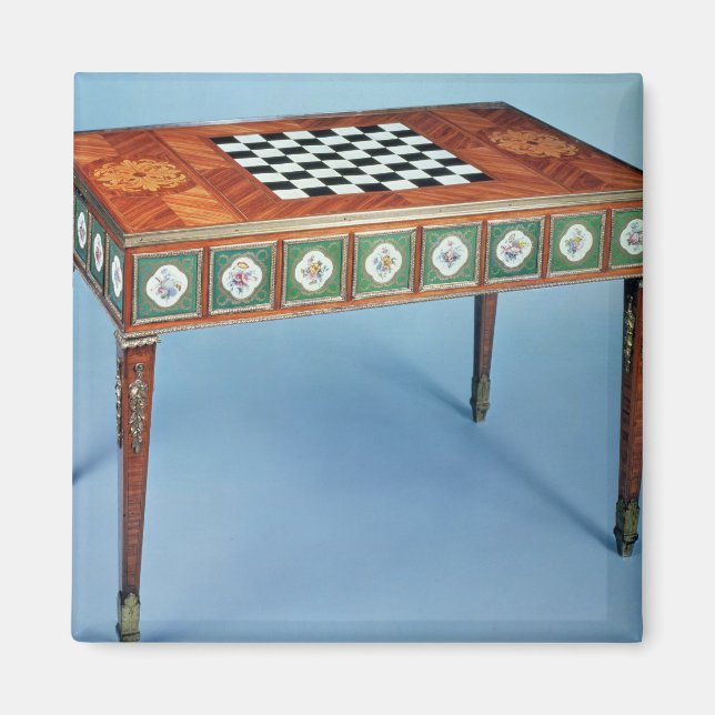 Sevres games table with porcelain plaques magnet (Front)