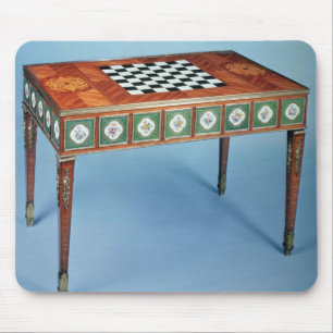 Sevres games table with porcelain plaques mouse mat