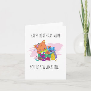 Sew Amazing Puns Birthday Card