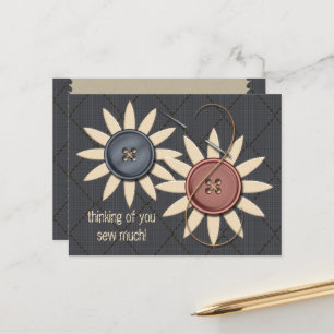 Sew and Sew Postcard