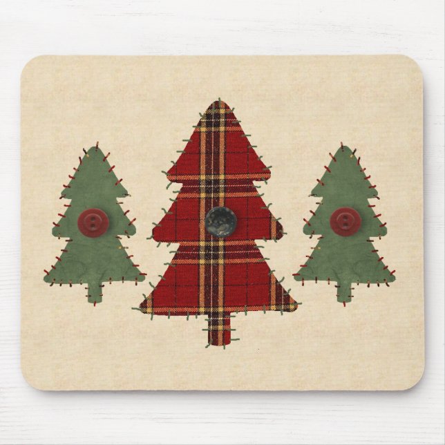 Sew Christmas Tree Mousepad (Front)